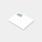 Post-it-Notes weiß mit einem St. Patrick's irische Post-it Klebezettel (angewinkelt)
