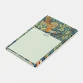 POST-IT NOTES WILLIAM MORRIS "PHEASANT" DESIGN KLEBEZETTEL (angewinkelt)
