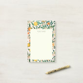 POST-IT NOTES WILLIAM MORRIS YELLOW POMEGRANATE KLEBEZETTEL (Auf Schreibtisch)