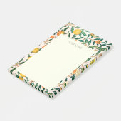 POST-IT NOTES WILLIAM MORRIS YELLOW POMEGRANATE KLEBEZETTEL (angewinkelt)