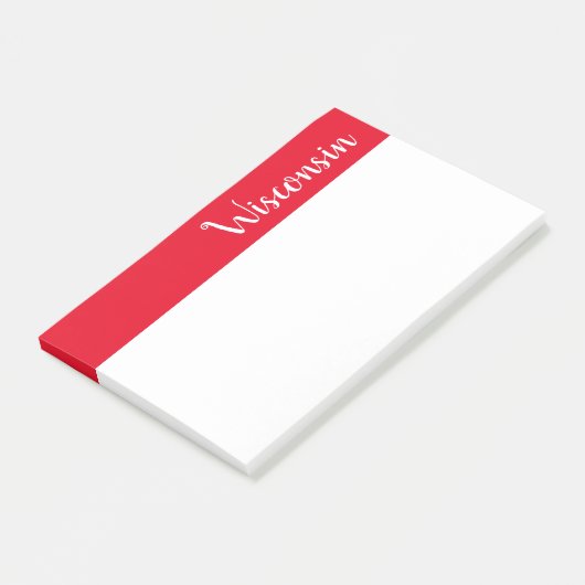 Post-it-Notes-Wisconsin Post-it Klebezettel (angewinkelt)