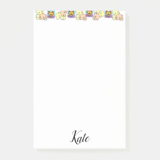 Post-it Notizblock Katzen Kitten (Vorderseite)