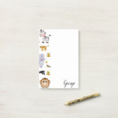 Post-it-Notizen Elephant Tiger Monkey Post-it Klebezettel (Auf Schreibtisch)