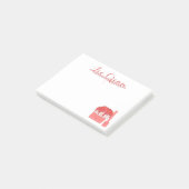 Post-It Notizen | Erdbeereis Und Löffel (angewinkelt)