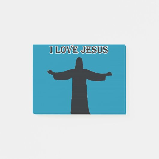 Post-It Notizen ich liebe Jesus (Vorderseite)