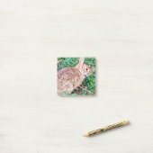 Post-it-Notizen mit Häschen Post-it Klebezettel (Auf Schreibtisch)