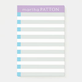 Post-it®-Notizen mit Taupe-Streifen Post-it Klebezettel