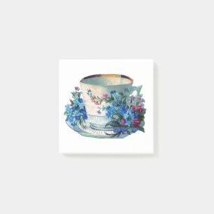 POST-IT NOTIZEN: VINTAGE TEETASSE POST-IT NOTIZEN