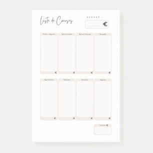 Post-it® Post-It Einkaufsliste Klebezettel