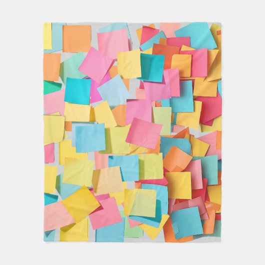 Post It, Post Me Fleecedecke (Vorderseite)