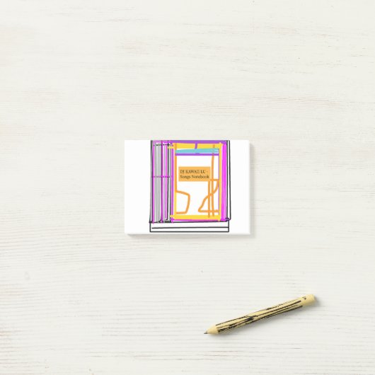 Post-it SUPPORT DJ KAWAII LU Klebezettel (Auf Schreibtisch)