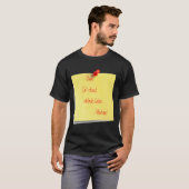 Post-it-Zettel, Dan, Katze tot,         Details T-Shirt (Vorne ganz)