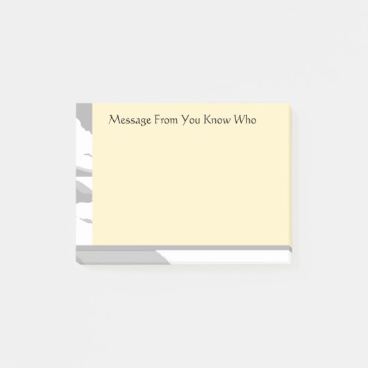 Post-Itanmerkungen für ihn Post-it Klebezettel (Vorderseite)