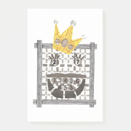 Post-Itanmerkungen König-Sudoku Post-it Klebezettel (Vorderseite)