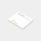 Post-Itanmerkungen Schulsekretär-individueller Post-it Klebezettel (angewinkelt)