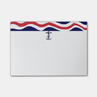 Post-Itanmerkungs-Seeboots-Liebhaber Post-it Klebezettel