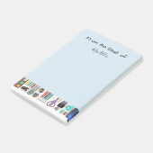 Post-Itanmerkungslehrer Post-it Klebezettel (angewinkelt)