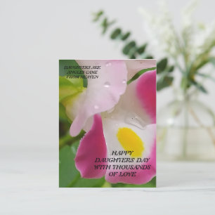 POST-KARTE FÜR DEN TOCHTERTAG POSTKARTE