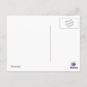 POST-Karte für Mohnfelder Postkarte (Rückseite)