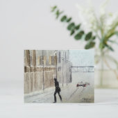 POST-KARTE "SNOW SCAPE" POSTKARTE (Stehend Vorderseite)