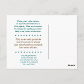 POST-KARTE - WERBUNG - NIEDLICHES SQUIRREL POSTKARTE (Rückseite)