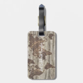 Post Lockdown Traveller | Gepäckmarke Gepäckanhänger (Rückseite vertikal)