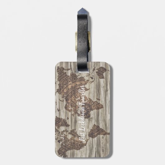 Post Lockdown Traveller | Gepäckmarke Gepäckanhänger (Rückseite vertikal)