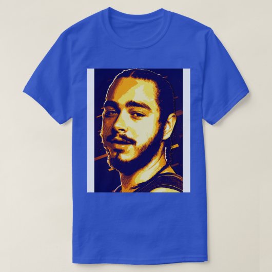 Post-Malone-Retro-80er T-Shirt (Design vorne)