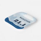 Post Marathon Race Party Pappteller (Gewinkelt)