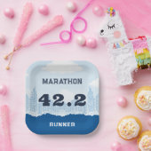 Post Marathon Race Party Pappteller (Party)