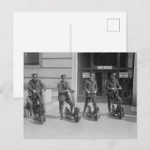 Post mit dem Roller Postkarte (Vorne/Hinten)