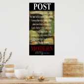 POST MODERN POSTER (Küche)