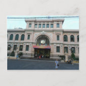 Post Office Gebäude in Ho Chi Minh, Vietnam Postkarte (Vorderseite)