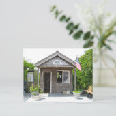 Post Office on Fire Island Postkarte (Stehend Vorderseite)