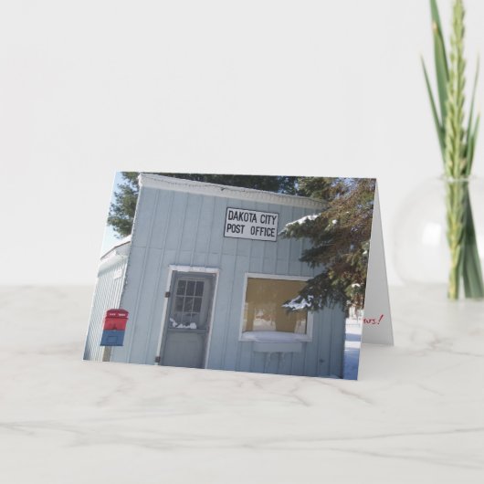 „Post Office“-Weihnachtskarte Karte (Vorderseite)