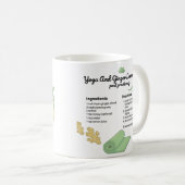 Post-Praxis Ingwer Lemongrass Yoga Kaffeetasse (VorderseiteRechts)