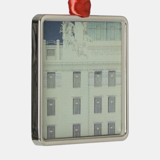 Post-Sparkasse, Wien Silbernes Ornament (Rechts)