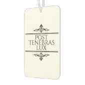 Post Tenebras Lux Autolufterfrischer (Links)