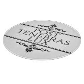 Post Tenebras Lux Schneidebrett (Ecke)