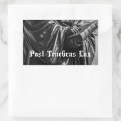 Post Tenebras Lux Sticker (Tasche)