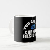 Post-Träger-Bewohner Kaffeetasse (Vorderseite Links)