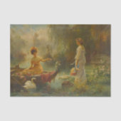 Post von Hans Zatzka über den Teich Seidenpapier (Vorderseite)