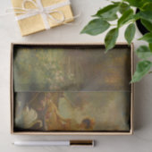 Post von Hans Zatzka über den Teich Seidenpapier (Geschenk)