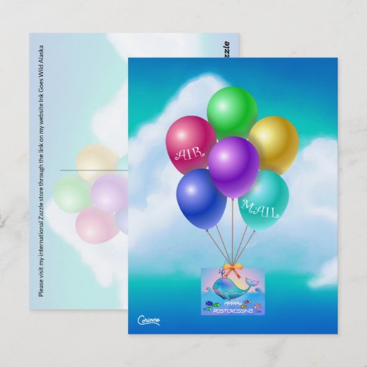 Post - Wal - Postkarte (Vorne/Hinten)