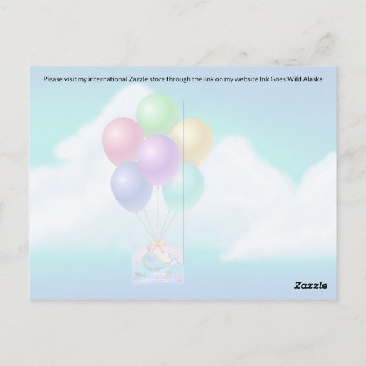 Post - Wal - Postkarte (Rückseite)