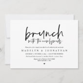 Post Wedding Brunch mit der Neuauflage Einladung (Vorderseite)