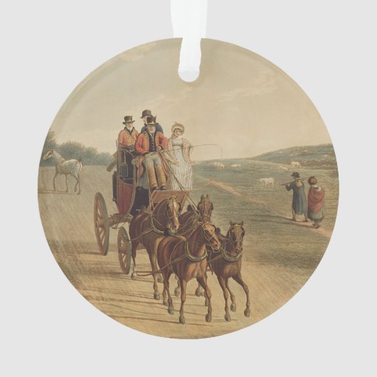 Post-Zug Ornament (Rückseite)