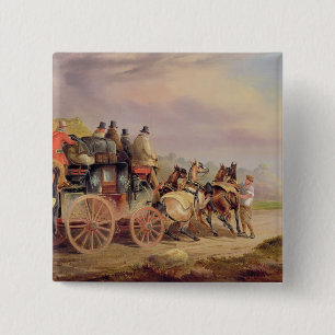 Post-Züge auf der Straße: Das "Quecksilber" Devo Button