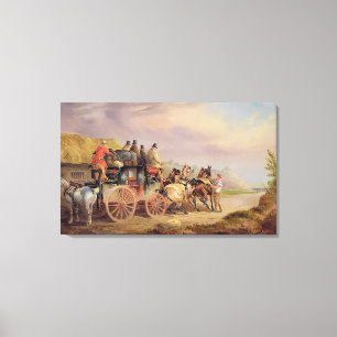 Post-Züge auf der Straße: Das "Quecksilber" Devo Leinwanddruck