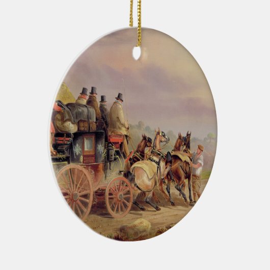 Post-Züge auf der Straße: Das "Quecksilber" Devonp Keramik Ornament (Rechts)